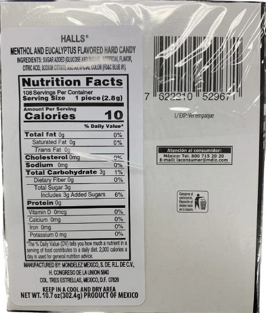 ADAMS HALLS EXTRA STRONG C/12