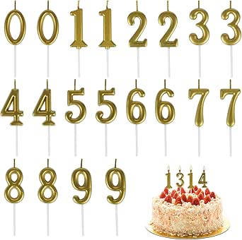 VELA NUMEROS DOR-PLAT