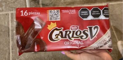 CHOCOLATE CARLOS V MEXICANO 16/18GR