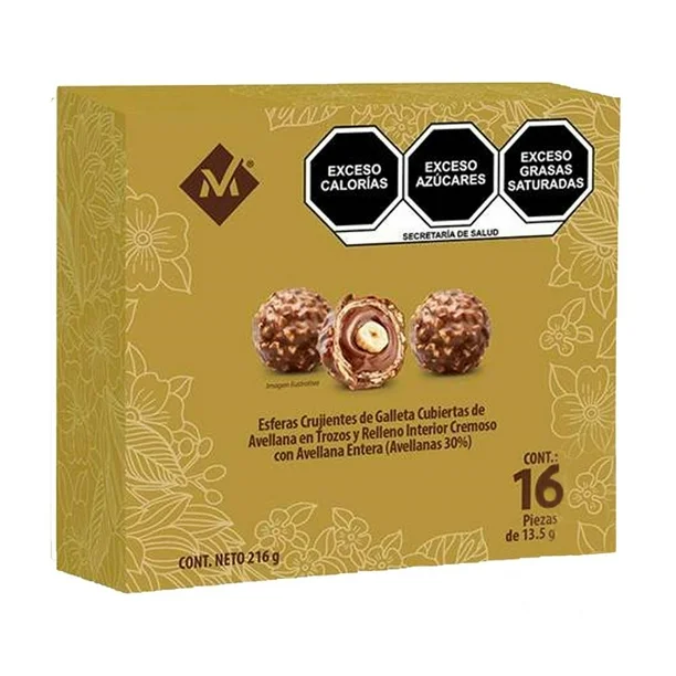 CHOCOLATE MM ESTILO FERRERO C/16