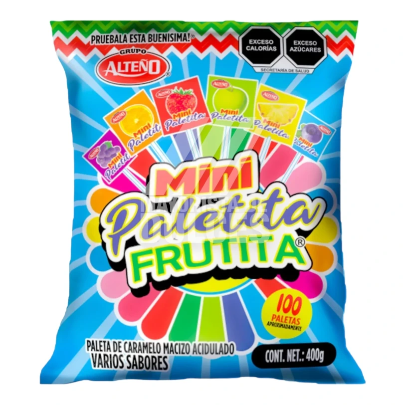 ALTEÑO MINI PALETA FRUTITAS C/100