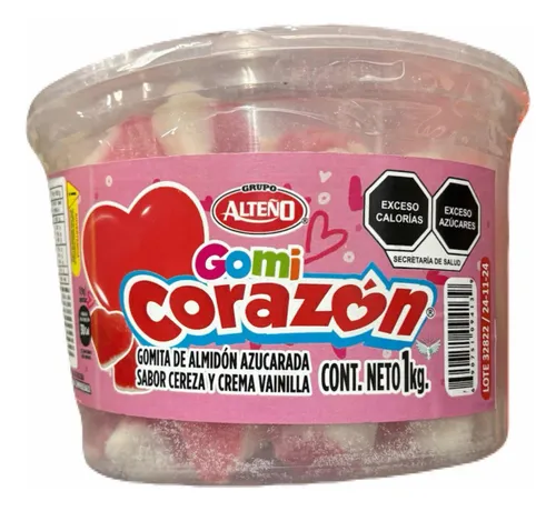 ALTEÑO GOMI CORAZON Y SURTIDO VITROLERO
